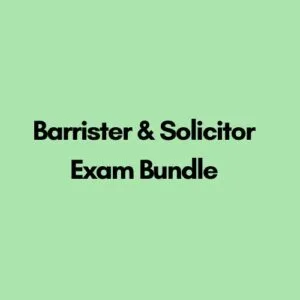 Barrister & Solicitor Exam Bundle